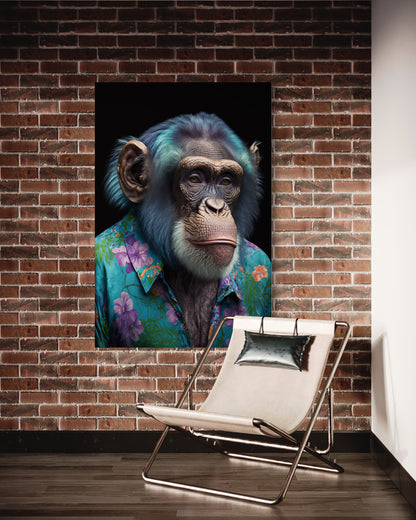 Cuadro decorativo canvas Mono 001