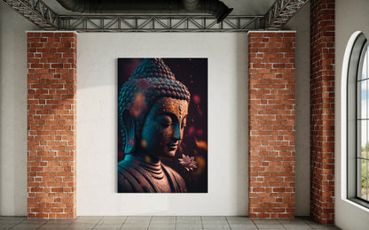 Cuadro decorativo canvas Buda 004