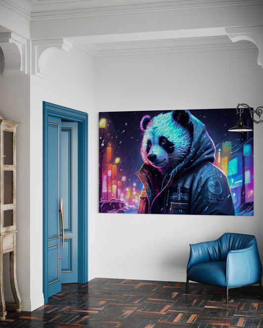 Cuadro decorativo canvas Panda 001
