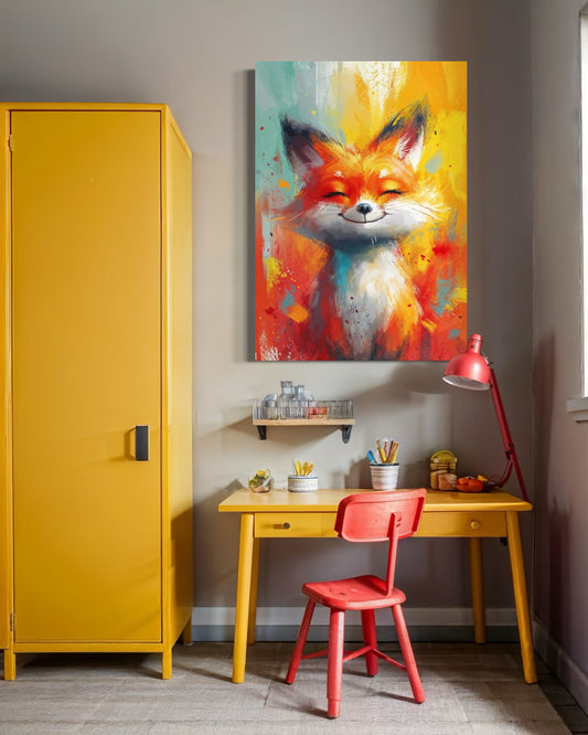 Cuadro decorativo canvas Zorro 003