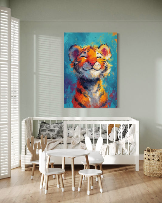 Cuadro decorativo canvas Tigre 006