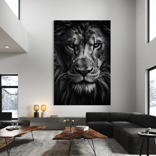 Cuadro decorativo canvas León 013