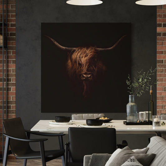 Cuadro decorativo canvas Toro Highland 003