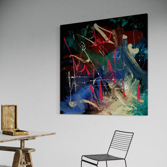 Cuadro decorativo canvas Arte abstracto 077