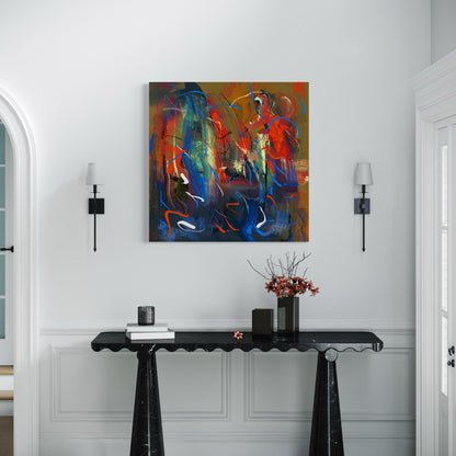 Cuadro decorativo canvas Arte abstracto 045