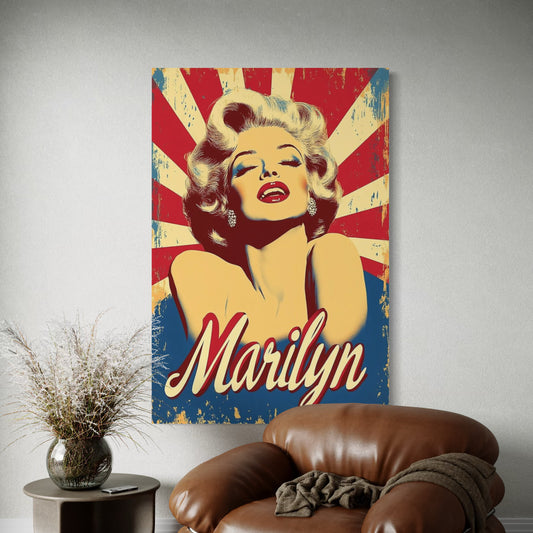 Cuadro decorativo canvas Marilyn 004