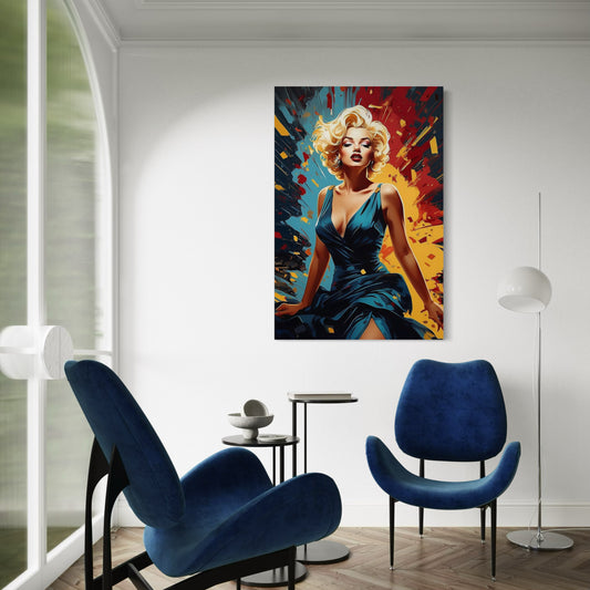 Cuadro decorativo canvas Marilyn 003
