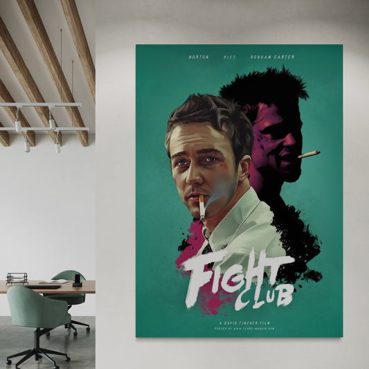 Cuadro decorativo canvas The fight club 005