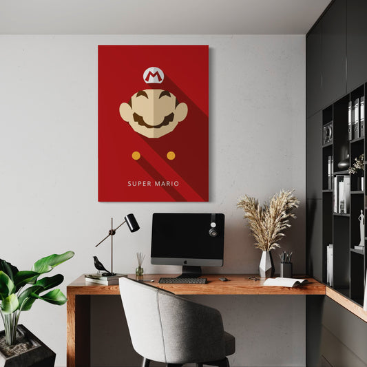 Cuadro decorativo canvas Mario 007
