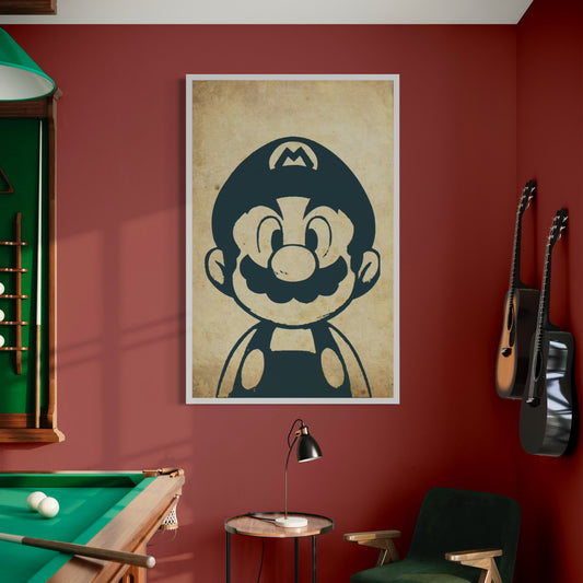 Cuadro decorativo canvas Mario 005