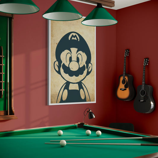 Cuadro decorativo canvas Mario 005