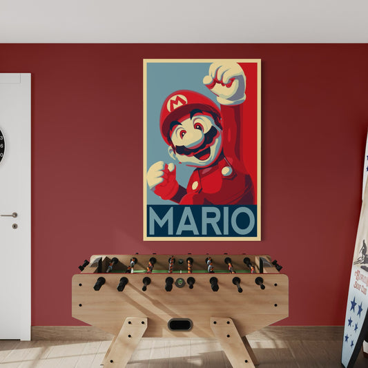 Cuadro decorativo canvas Mario 006