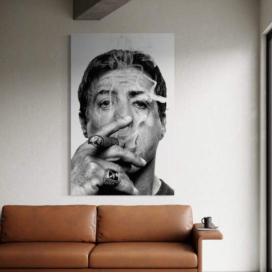 Cuadro decorativo canvas Stallone 002