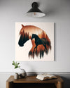 Cuadro decorativo canvas Caballo 005