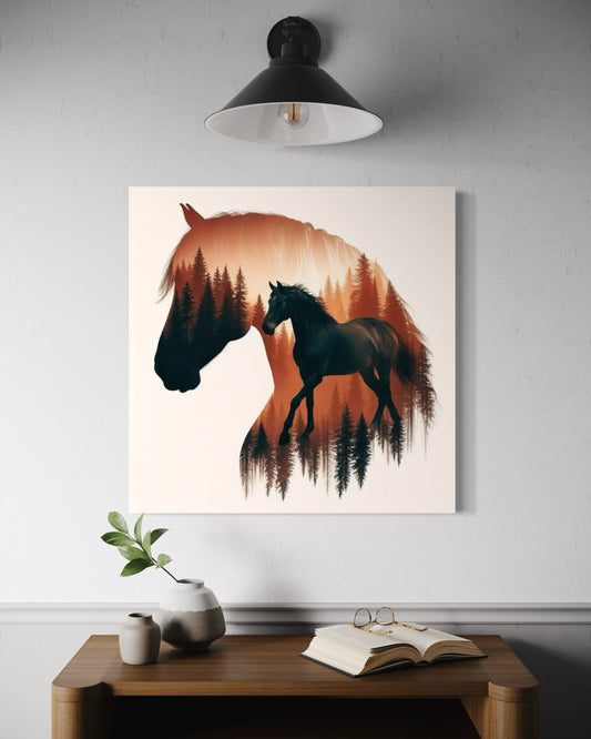 Cuadro decorativo canvas Caballo 005