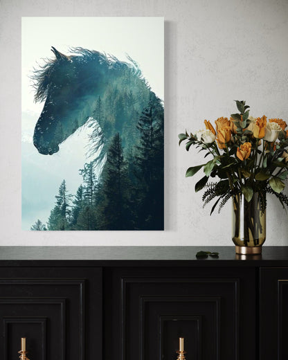 Cuadro decorativo canvas Caballo 004