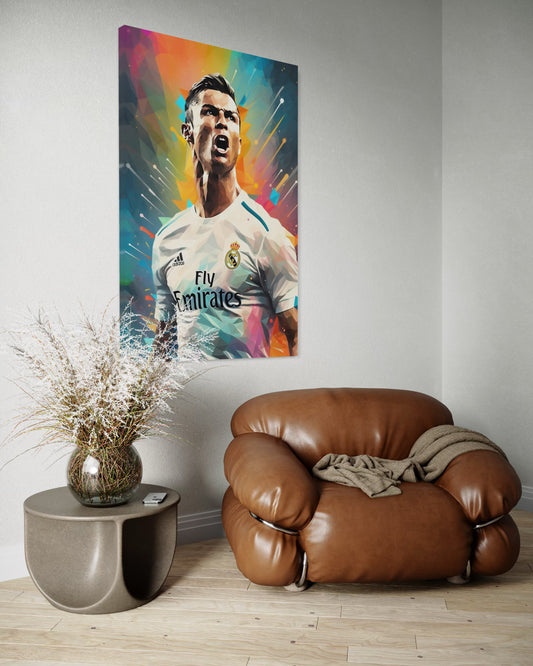 Cuadro decorativo canvas Cristiano Ronaldo 006
