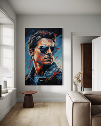 Cuadro decorativo canvas Tom Cruise