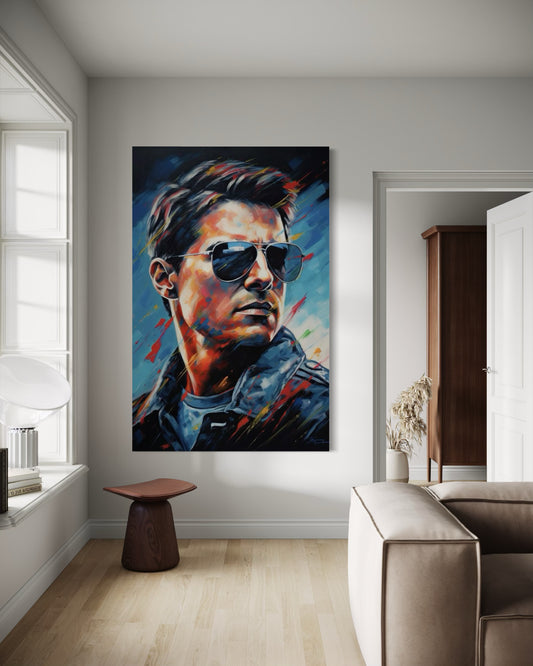 Cuadro decorativo canvas Tom Cruise