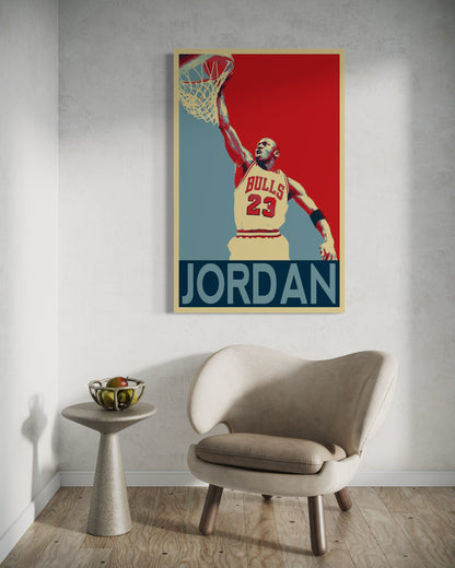 Cuadro decorativo canvas Jordan 007