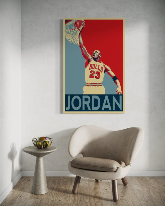 Cuadro decorativo canvas Jordan 007