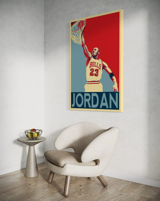 Cuadro decorativo canvas Jordan 007