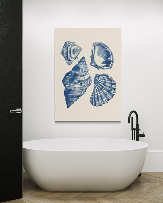 Cuadro decorativo canvas Conchas 001