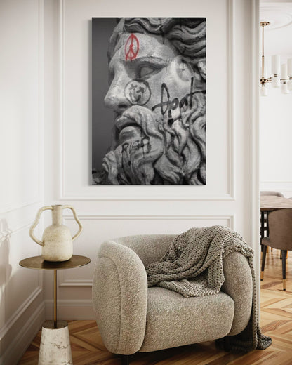 Cuadro decorativo canvas Zeus 001