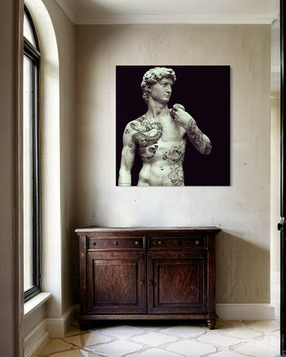 Cuadro decorativo canvas El David 007