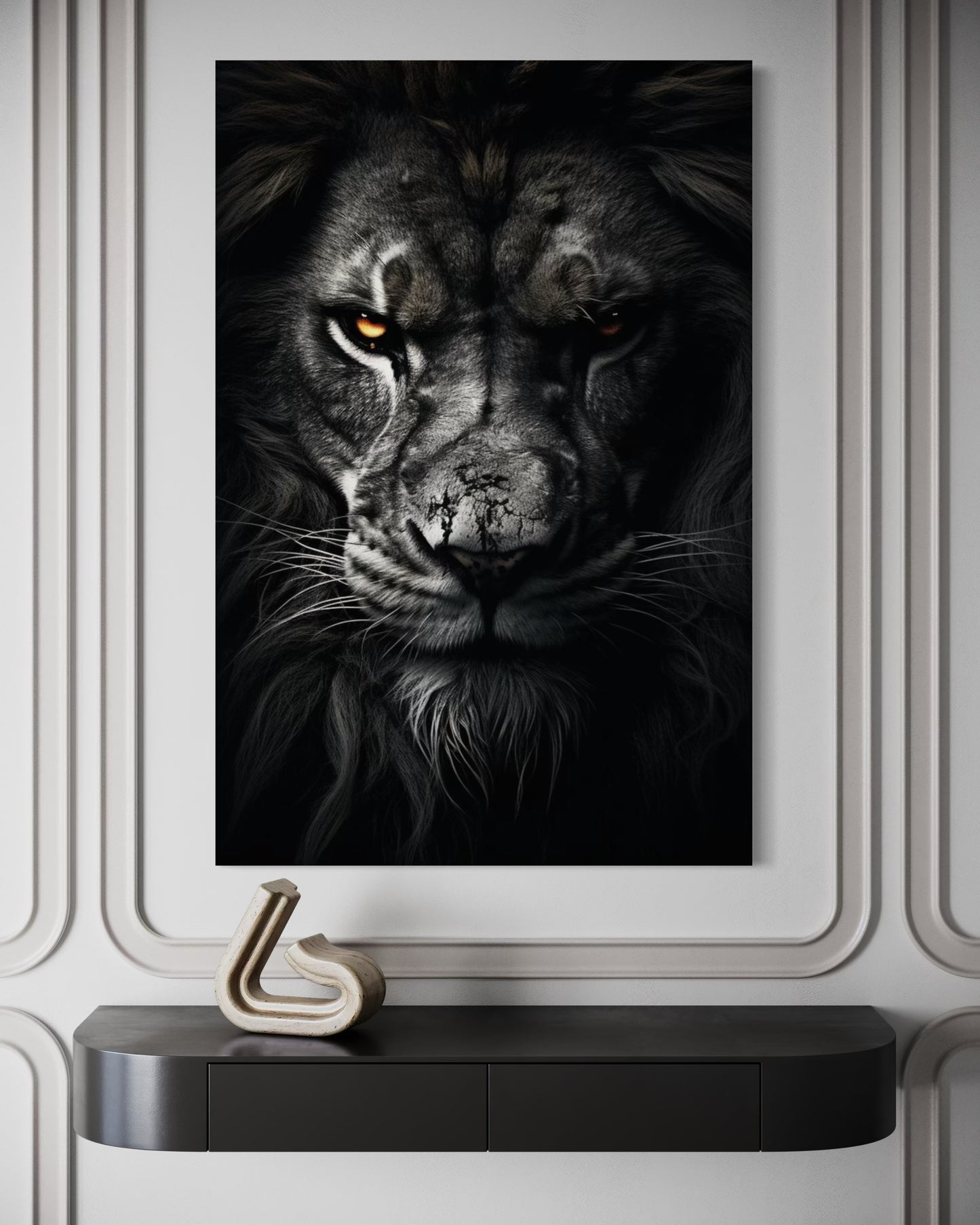 Cuadro decorativo canvas León 012