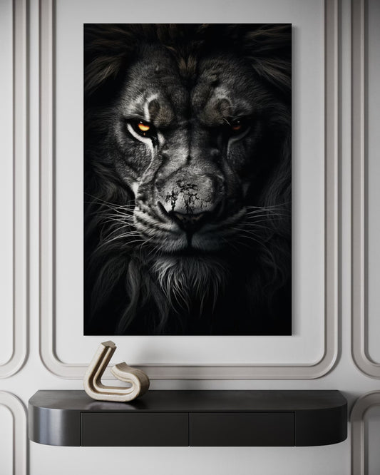 Cuadro decorativo canvas León 012