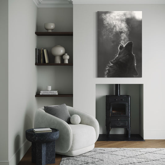 Cuadro decorativo canvas Lobo 005