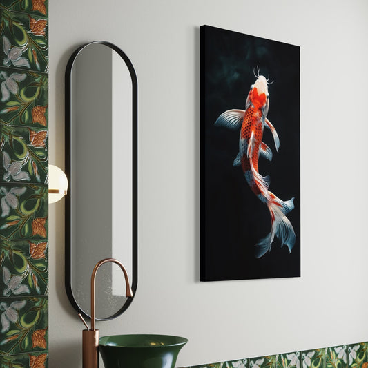 Cuadro decorativo canvas Pez Koi 002