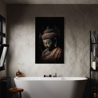 Cuadro decorativo canvas Buda 017