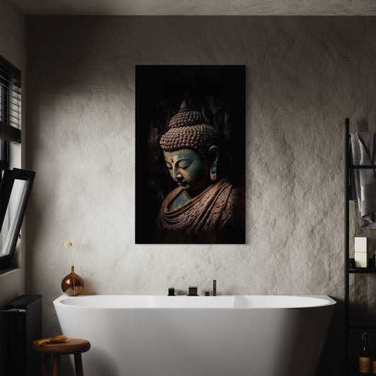Cuadro decorativo canvas Buda 017