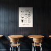 Cuadro decorativo canvas Coffee Club