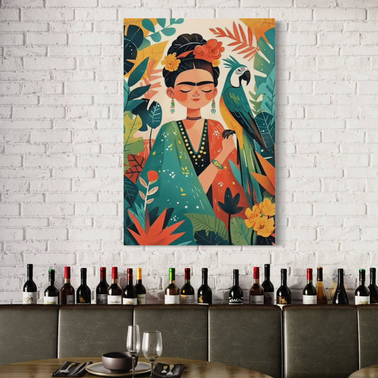 Cuadro decorativo canvas Frida 003