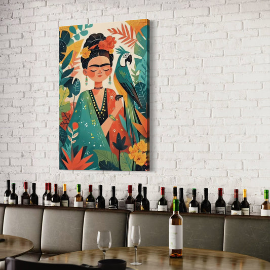 Cuadro decorativo canvas Frida 003