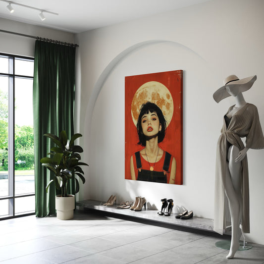 Cuadro decorativo canvas Mujer 039