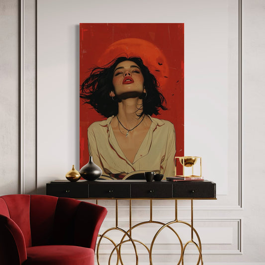 Cuadro decorativo canvas Mujer 037