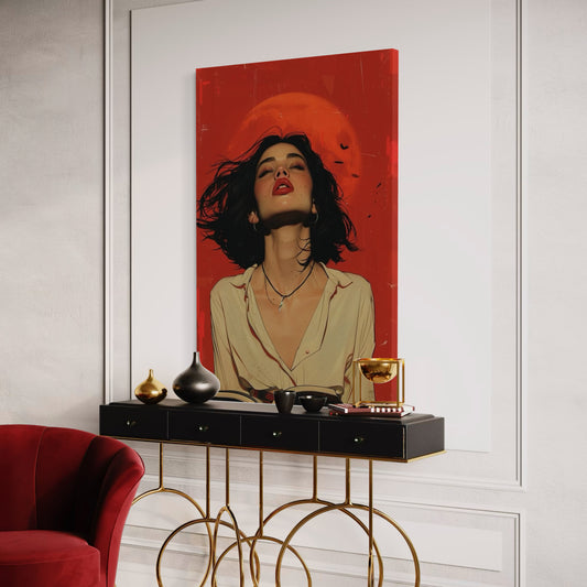 Cuadro decorativo canvas Mujer 037
