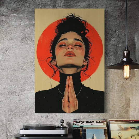 Cuadro decorativo canvas Mujer 036