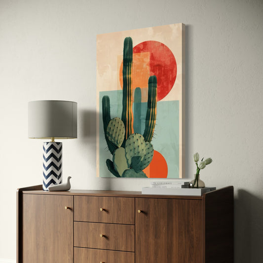 Cuadro decorativo canvas Cactus 001