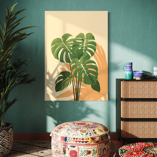 Cuadro decorativo canvas Hojas 013