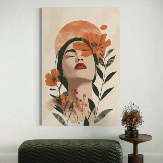 Cuadro decorativo canvas Mujer 044