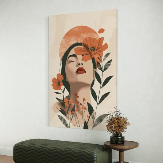 Cuadro decorativo canvas Mujer 044