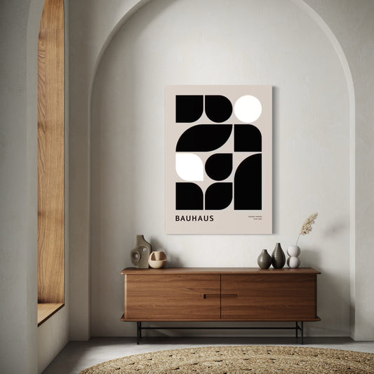 Cuadro decorativo canvas Bau Haus 010