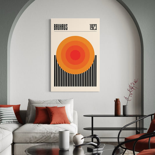 Cuadro decorativo canvas Bau Haus 008