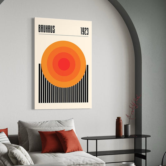 Cuadro decorativo canvas Bau Haus 008