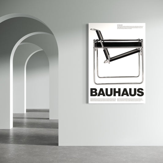 Cuadro decorativo canvas Bau Haus 006